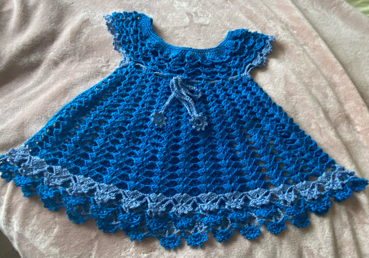 Handcrafted crochet dress for toddlers